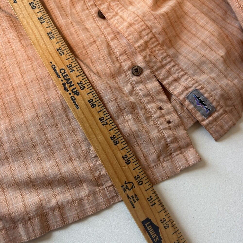 Patagonia Island Hopper Vented Long Sleeve Brown Plaid Fishing Shirt Size XL - Picture 8 of 13